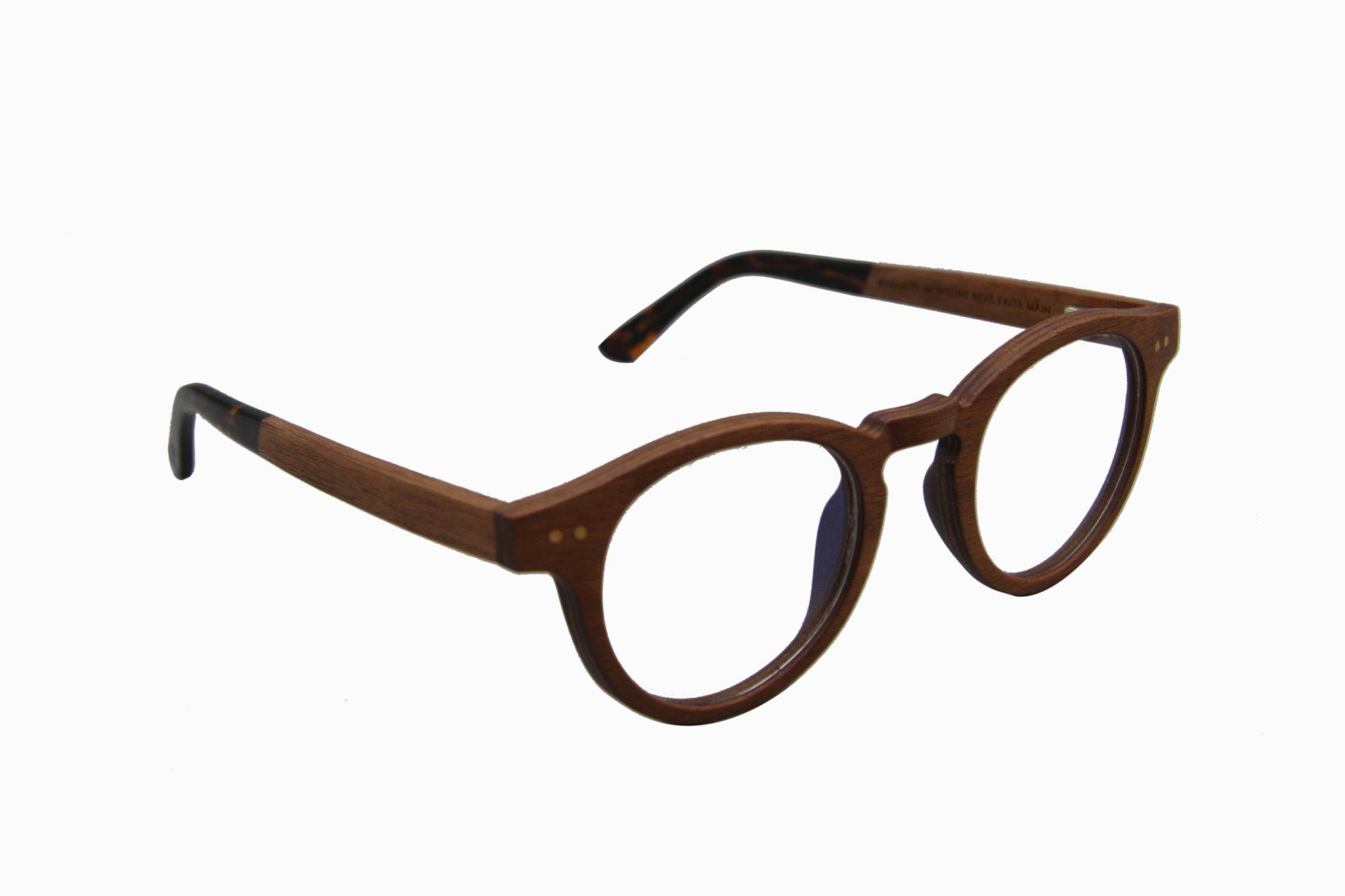 Lunette bois exotique profil